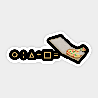 Pizza Math Sticker